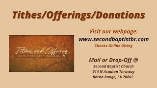 Second Baptist Church of Baton Rouge Prayer and Bible Study November 14 2024 [upl. by Novyaj]