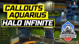 Guía de Callouts Aquarius  Halo Infinite  Onyx Player  Ranked [upl. by Carpet]