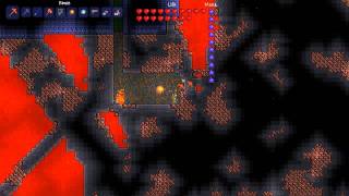 Terraria  Hellstone Farming  The Room Technique [upl. by Thad]