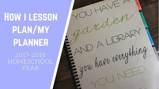 How I Lesson Plan and My School Planner [upl. by Ggerg]