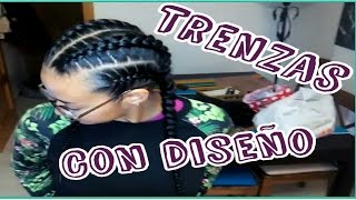 TRENZAS de RAIZ con DISEÑO [upl. by Yrocal]