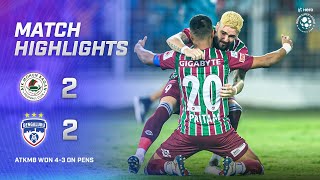 Highlights  ATK Mohun Bagan 22 Bengaluru FC AET 43 pens  Hero ISL Final 202223 [upl. by Zebapda]