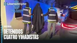 Detenidos cuatro yihadistas en Madrid Barcelona y Granada [upl. by Vocaay735]