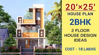 20×25 house plan 2bhk  500 sqft  20×25 house plan  20×25 house plan 3d home house [upl. by Eenej]