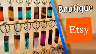 Fabrication dun présentoir pour mes porteclés  Boutique Etsy 🔥 [upl. by Emoraj]