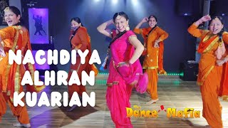 Nachdian Alrhaah Kuarian  Diljit Dosanjh  Punjabi Dance  Group Dance for Girls  The Dance Mafia [upl. by Ilah]