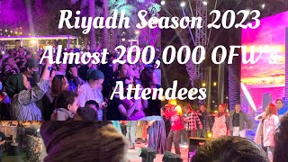 Riyadh Season 2023 Philippines Night Almost 200000 Attendees [upl. by Ogdon348]