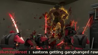 Saxton Hale vs 16 Black Men [upl. by Zolner]