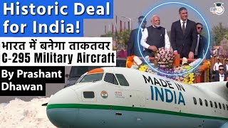 Now India will Produce Powerful C295 Aircraft  PM Modi Inaugurates Historic Plant [upl. by Rainwater]