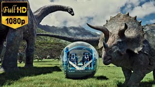 Jurassic world 2015  Gyrosphere scene HD 1080p [upl. by Aiclid]