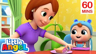 Little Angel  Babys First Words  Kids Fun amp Educational Cartoons  Moonbug Play and Learn [upl. by Aremmat]