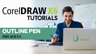 Corel Draw X6 Tutorials in UrduHindi part 46 outline pen [upl. by Zaslow]