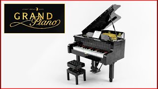 LEGO Ideas 21323 Grand Piano Speed Build  Brick Builder [upl. by Schulman]