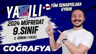 9sınıf coğrafya 2dönem 1yazılı 📌 3 ÖRNEK SINAV 2024 [upl. by Yajnas]