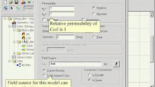 Solenoid under the current load simulation with QuickField [upl. by Tulley774]