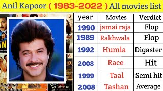 Anil Kapoor 19832023 All Movies list  Anil Kapoor hit and flop movies  Anil Kapoor movies [upl. by Ilyah869]