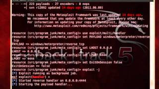 Backtrack 5 SET  Java Applet Attack Method [upl. by Radke324]