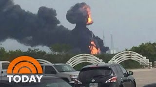 SpaceX Rocket Explosion What Caused Launch Pad Failure  TODAY [upl. by Akienaj]