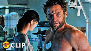 Wolverine amp Veterinarian Scene  The Wolverine 2013 Movie Clip HD 4K [upl. by Haduhey742]