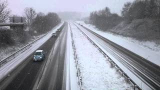 La RN 57 sous la NEIGE dans les VOSGES [upl. by Imehon]