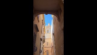 The walls of the Medieval City of Mdina have countless stories to tell 😍💖 [upl. by Kylah]