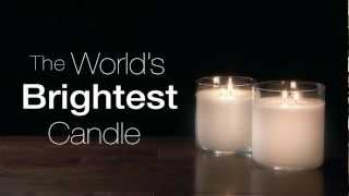 The Worlds Brightest Candle  GloLite by PartyLite Jar Candle [upl. by Nalyt]