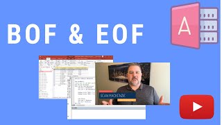 How to Use BOF and EOF on Recordsets in MS Access [upl. by Samohtnhoj]