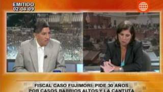 Caso Fujimori Entrevista a fiscal Avelino Guillén p1 de 2 Prensa Libre 020409 [upl. by Holland]