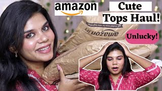 Enaku Matu Ipdi Nadakudhu🥴Why Ghost Story 50th Ivlo Late Cute Tops From Rs 299 Amazon Haul 😍 [upl. by Ardried277]