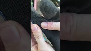 How to Patch a Hole in Gardening Gloves shorts [upl. by Ynohtnaeoj]