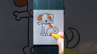 How to draw a dog [upl. by Esirrehc828]