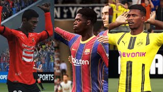 OUSMANE DEMBELE IN EVERY FIFA 1621 [upl. by Atoel]