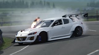 20B Rotary Turbo RX8 the Baddest Drift Cars In Assetto Corsa [upl. by Seuguh]