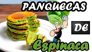 Como Hacer Panquecas Sin Leche  De Espinaca   Receta De Panqueques [upl. by Savell]