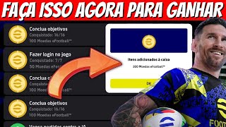 COMO GANHAR 930 MOEDAS EFOOTBALL GRÁTIS NO EFOOTBALL 2025 MOBILE [upl. by Retsev988]