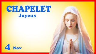 CHAPELET Samedi 4 Novembre 🙏 Mystères Joyeux [upl. by Delmor]