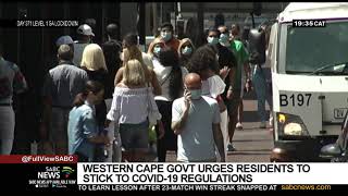 Easter Weekend  Western Cape urges residents to stick to COVID19 regulations [upl. by Aineval]