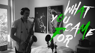 Rihanna feat Calvin Harris  This Is What You Came For Saxophone Cover [upl. by Bock]