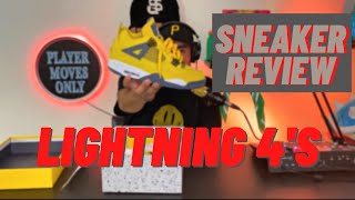 LIGHTNING 4s 2021  ON FOOT REVIEW  BEST JORDAN OF THE YEAR [upl. by Romeo]