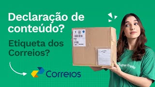 ETIQUETA de envio CORREIOS como colar na embalagem [upl. by Rojas258]