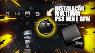 COMO INSTALAR MULTIMAN PS3 491 HEN E CFW [upl. by Daffy]