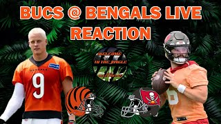 Tampa Bay Buccaneers  Cincinnati Bengals LIVE Reaction amp Play by Play [upl. by Ennahteb]