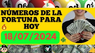 🔥HAZ ESTOS NÚMEROS DE LA SUERTE PARA HOY 18 DE JULIO 2024 CAMBIA TU VIDA LOTERIAS DEL MUNDOCHANCE🤑 [upl. by Idnir]