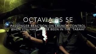 2018 Skoda Octavia VRS  Reactions to launch control [upl. by Kippie]