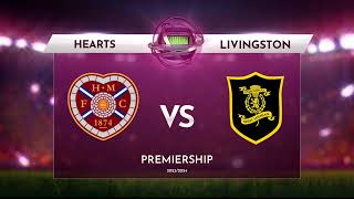 Hearts v Livingston Highlights  Scottish Premiership 2324  eFootball [upl. by Nicolea]