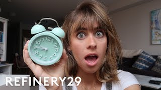 5 Days Of Becoming A Morning Person  Try Living With Lucie  Refinery29 [upl. by Libb]