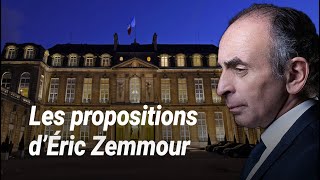 Le programme dEric Zemmour pour lélection présidentielle [upl. by Romilly]