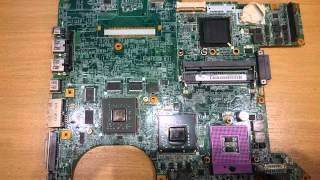 HP Pavilion DV9500 motherboard baking  graphics processor reflow in an oven [upl. by Fachini]