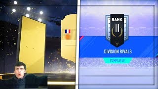 OMG 88 FRENCH WALKOUT RANK 2 DIV RIVAL REWARDS FIFA 19 [upl. by Eerpud]