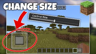 How to Change Controls Size in Minecraft PE  Latest Way 2024 [upl. by Capwell173]